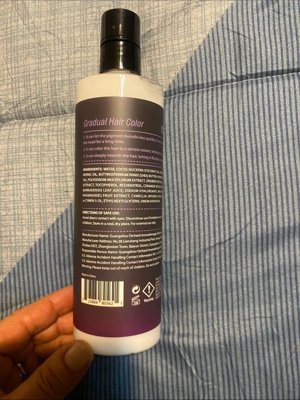 Softjoy Fade Grey Conditioner - Gradual Hair Color (Teal & Purple Accents)